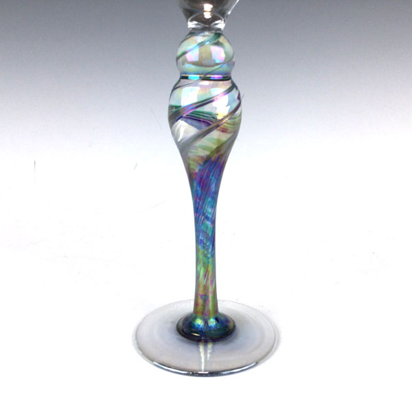 Cool Mix Champagne Goblet by Rosetree Glass Studio - Image 2